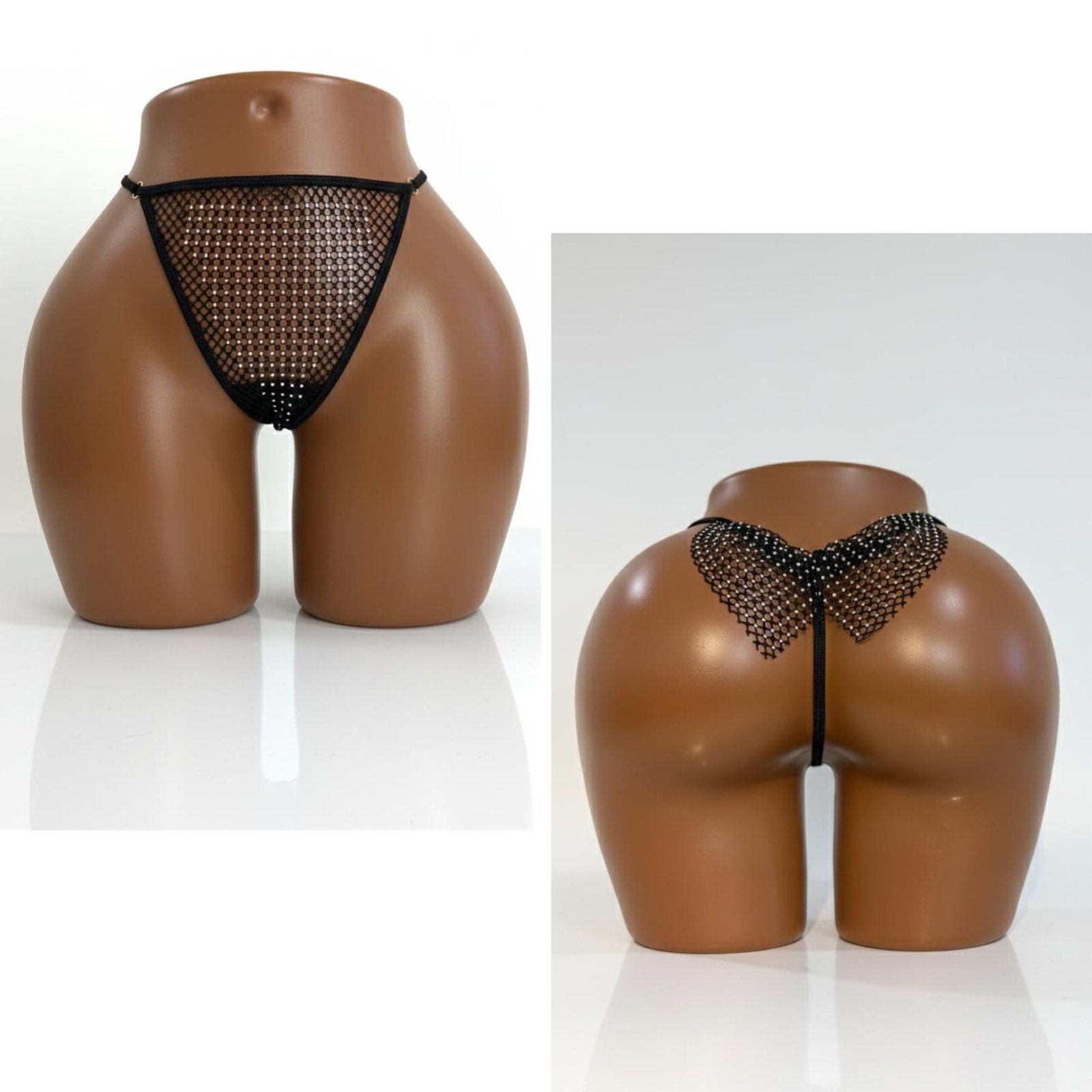 String en maille strass